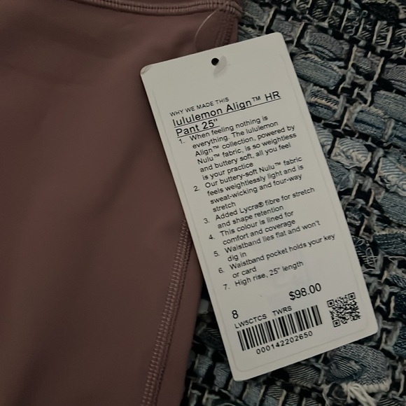 Lululemon align high rise pant 25” - Picture 4 of 6